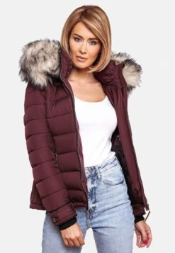 Marikoo Vestes Dhiver Veste D’hiver Lerikaa Femme Bordeaux -Veste Mode 5f80157ea4742279a49a22289db9d1c7
