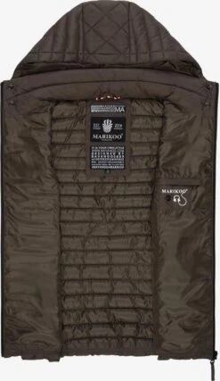 Marikoo Vestes Sans Manches Gilet Hasenpfote Femme Anthracite -Veste Mode 5f963e3da683624bc32f7acd4ff95e25