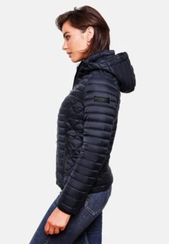 Marikoo Vestes De Mi-saison Veste Mi-saison Samtpfote Femme Gentiane -Veste Mode 609989e4555d6c39301fde44cd1f3ec1