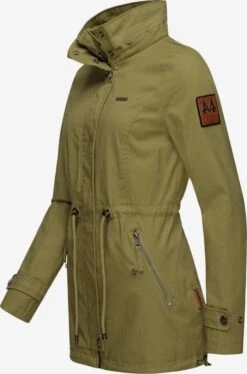 Marikoo Parkas Parka Mi-saison Nyokoo Femme Olive -Veste Mode 6204bfd327037c079902231644e0c153