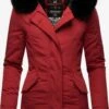 Marikoo Parkas Parka D’hiver Karmaa Femme Rouge -Veste Mode 62c861076236b6399452ad2a4be153a5