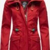 Marikoo Vestes De Mi-saison Veste Mi-saison Babetaa Femme Rouge Cerise -Veste Mode 633c195587beec876a23ad92f22e066e