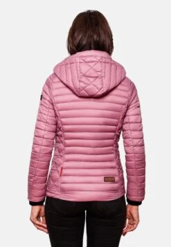 Marikoo Vestes De Mi-saison Veste Mi-saison Samtpfote Femme Rose -Veste Mode 63698ed0de7c4529a46fb643fc3c8612
