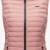 Marikoo Vestes Sans Manches Gilet Hasenpfote Femme Rose