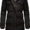 Marikoo Manteaux Dhiver Manteau D’hiver Schneesternchen Femme Noir