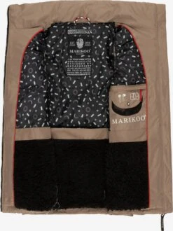 Marikoo Vestes Sans Manches Gilet Eisflöckchen Femme Marron -Veste Mode 6546b0095726873bae7ad4574d66ae82