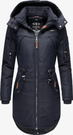 Marikoo Parkas Parka D’hiver Kamii Femme Bleu Foncé