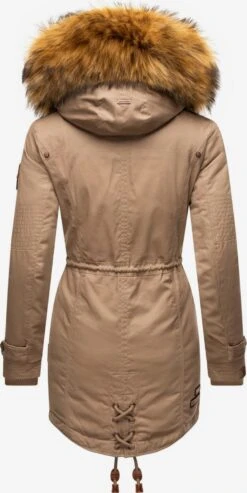 Marikoo Parkas Parka D’hiver La Viva Femme Beige Clair -Veste Mode 68a0d3a9439e0ed488baac73989c97f3
