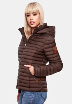 Marikoo Vestes De Mi-saison Veste Mi-saison Löwenbaby Femme Chocolat -Veste Mode 6a9fde98509057c522718bb8781f33c9