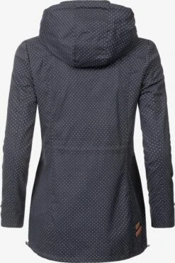 Marikoo Parkas Parka Mi-saison Nyokoo Femme Bleu Nuit -Veste Mode 6ae745abaf519fb39af3034b52d4045b