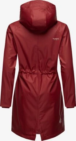 Marikoo Manteaux De Pluie Manteau Fonctionnel Femme Rouge -Veste Mode 6e634e95fb623b9c8cbbda57e6899768
