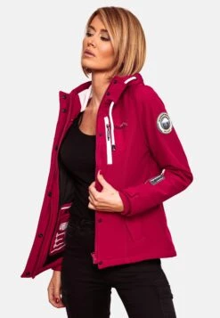 Marikoo Vestes De Mi-saison Veste Mi-saison Kleine Zicke Femme Rose -Veste Mode 6f05bda43c019641d1d89231173013d1