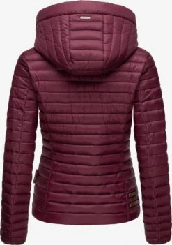Marikoo Vestes De Mi-saison Veste Mi-saison Löwenbaby Femme Bordeaux -Veste Mode 6f170d06ab58b64f6e2fed34d38211f3