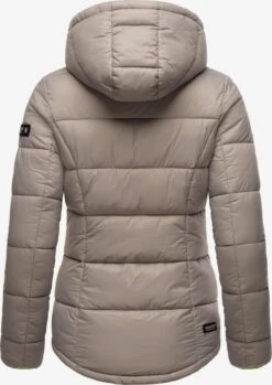 Marikoo Vestes Dhiver Veste D’hiver Leandraa Femme Gris Clair -Veste Mode 70eed57840c708a5b7818a5e838568f9
