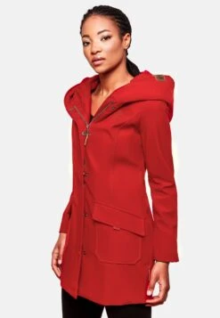 Marikoo Manteaux De Pluie Manteau Fonctionnel Mayleen Femme Rouge -Veste Mode 717c98a5d04a8d211edbb1c4624656d2