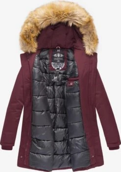 Marikoo Parkas Parka D’hiver Karmaa Femme Lie De Vin -Veste Mode 71de2be0ee5e613dd91f6b06871dda7b