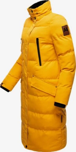 Marikoo Manteaux Dhiver Manteau D’hiver Schneesternchen Femme Jaune -Veste Mode 71f52a995e3c452f661dffe46b315f9c