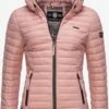 Marikoo Vestes De Mi-saison Veste Mi-saison Femme Rose -Veste Mode 72792e95b60679fad516e20a44474b28