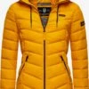 Marikoo Vestes De Mi-saison Veste Mi-saison Kuala Femme Jaune -Veste Mode 73e7ec23aad7c59c2cbe04c967afeb85