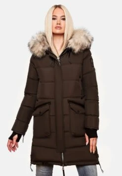 Marikoo Manteaux Dhiver Manteau D’hiver Chaskaa Femme Moka -Veste Mode 7426efef8f2c6c3907d2c45395ca78b7
