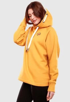 Marikoo Sweats à Capuche Sweat-shirt Airii Femme Jaune -Veste Mode 74754ada62536cba8cfdb2ef7edc3345