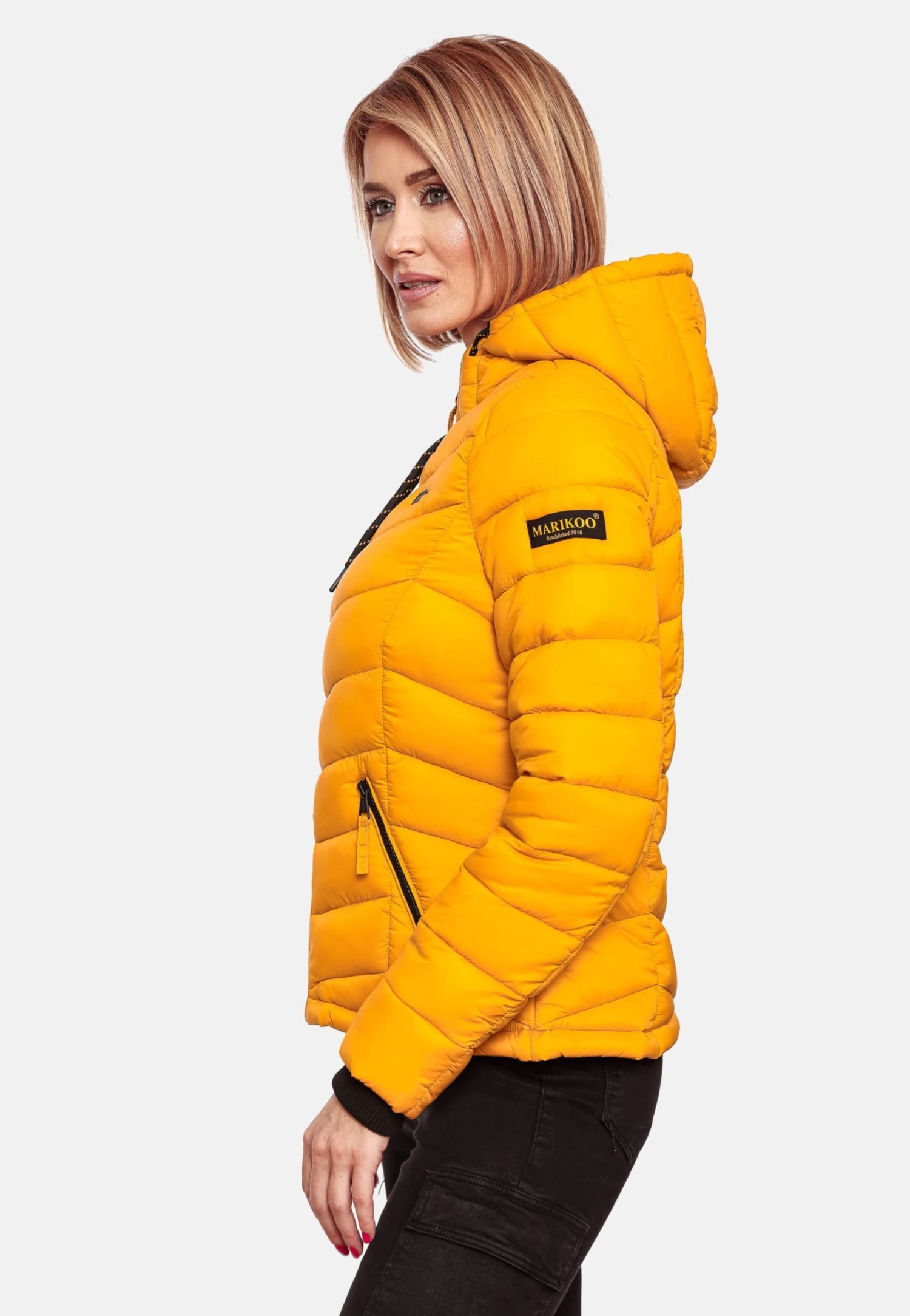 Marikoo Vestes De Mi-saison Veste Mi-saison Kuala Femme Jaune 7 Marikoo Vestes De Mi-saison Veste Mi-saison Kuala Femme Jaune – Image 5