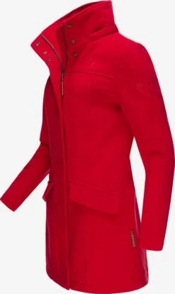 Marikoo Manteaux Dhiver Manteau D’hiver Femme Rouge -Veste Mode 76caffdf95ff3c62cb741dd7ed1cab4f