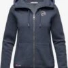 Marikoo Sweats Zippés Veste De Survêtement Setsunaa Femme Bleu-gris -Veste Mode 77a15e32c6848a6c115925011ca573e9