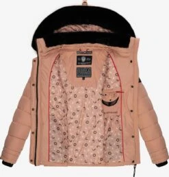 Marikoo Vestes Dhiver Veste D’hiver Qesraa Femme Rose Ancienne -Veste Mode 781d130f6ddcce55b7115ebff76be7af