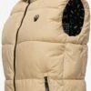 Marikoo Vestes Sans Manches Gilet Eisflöckchen Femme Beige -Veste Mode 79253c86451921ef841e192dddf65e8f