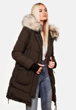 Marikoo Manteaux Dhiver Manteau D’hiver Chaskaa Femme Moka -Veste Mode 7975a75c144282b3e5217aafd4ac5cdd