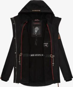 Marikoo Vestes De Mi-saison Veste Mi-saison Babetaa Femme Noir -Veste Mode 7b297eecede0f02f767139beb5bebc83