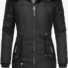 Marikoo Parkas Parka D’hiver Kamii Femme Noir -Veste Mode 7b677d6b56ef9c6cdfe42388201bae4c