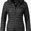 Marikoo Vestes De Mi-saison Veste Mi-saison Samtpfote Femme Noir -Veste Mode 7b6942f978970b274139722443ee52b8