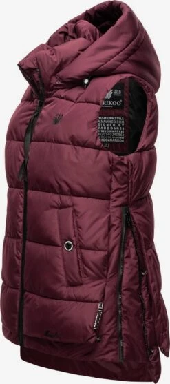 Marikoo Vestes Sans Manches Gilet Zarinaa Femme Bordeaux -Veste Mode 7b69e1af3cf7e7232c4319b4dd62114f