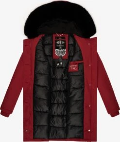 Marikoo Parkas Parka D’hiver Karmaa Femme Rouge -Veste Mode 7bc6c626a895c604635c05928823a10a