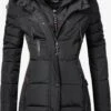 Marikoo Manteaux Dhiver Manteau D’hiver Moonshine Femme Noir -Veste Mode 7cb07fcebb5ad09c29e0b3564c3f28c0