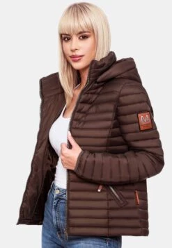 Marikoo Vestes De Mi-saison Veste Mi-saison Löwenbaby Femme Chocolat -Veste Mode 7ce0cb69cdb628e2ed5ac8a5fe8110a0