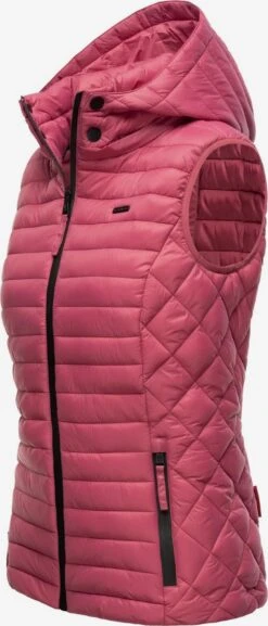 Marikoo Vestes Sans Manches Gilet Hasenpfote Femme Pitaya -Veste Mode 7d918919fdf7d0ec9fe7e89b26092909