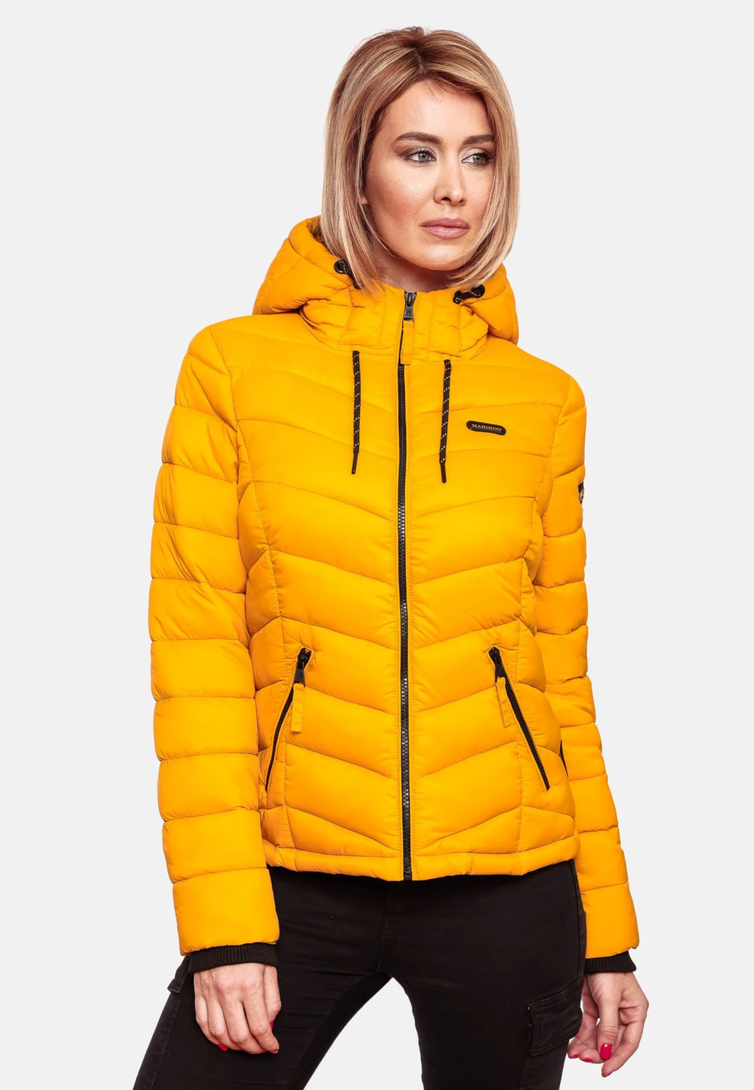 Marikoo Vestes De Mi-saison Veste Mi-saison Kuala Femme Jaune 6 Marikoo Vestes De Mi-saison Veste Mi-saison Kuala Femme Jaune – Image 4