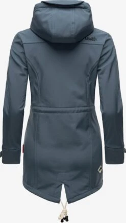 Marikoo Manteaux De Pluie Manteau Fonctionnel Zimtzicke Femme Bleu-gris -Veste Mode 7db1e1b825f061c81c5c8e2aa57eea71