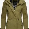 Marikoo Parkas Parka Mi-saison Nyokoo Femme Olive -Veste Mode 7dd2b294ab9f7db1242eb9fa3a340e18