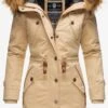 Marikoo Parkas Parka D’hiver La Viva Femme Beige