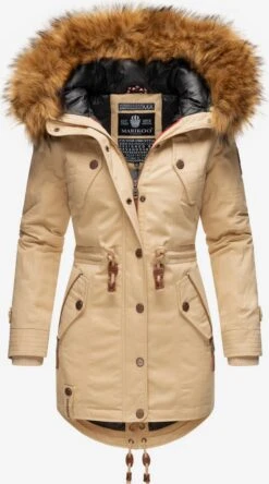 Marikoo Parkas Parka D’hiver La Viva Femme Beige