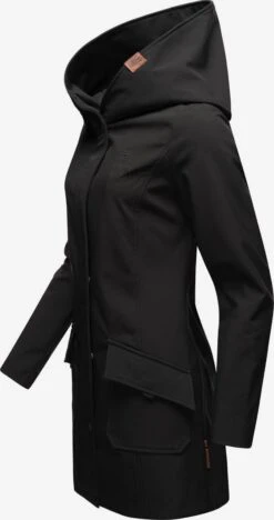 Marikoo Manteaux De Pluie Manteau Fonctionnel Mayleen Femme Noir -Veste Mode 7e98cd3a2d601ab85b07db30a0230ac7