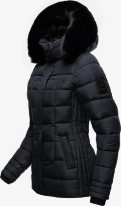 Marikoo Vestes Dhiver Veste D’hiver Qesra Femme Bleu Nuit -Veste Mode 7f154b7ea109081ce88f9a51d2aacd53