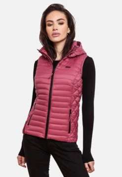 Marikoo Vestes Sans Manches Gilet Hasenpfote Femme Pitaya -Veste Mode 7fc61b48e6f0d177e6e0859092c9209e