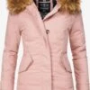 Marikoo Parkas Parka D’hiver Karmaa Femme Rose Clair