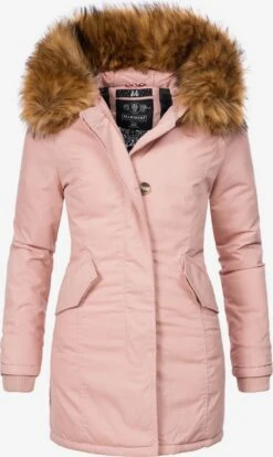 Marikoo Parkas Parka D’hiver Karmaa Femme Rose Clair
