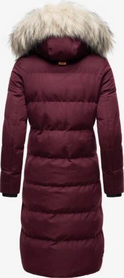 Marikoo Manteaux Dhiver Manteau D’hiver Schneesternchen Femme Bordeaux -Veste Mode 80ba11f4aced61b582d1d5be9847c76e